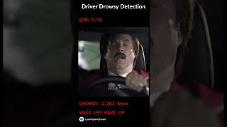 shorts Driver Drowsy Detection [upl. by Nanaj]