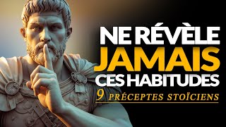 9 HABITUDES STOÏCIENNES QUE VOUS NE DEVEZ JAMAIS RÉVÉLER  STOÏCISME RÉVÉLÉ [upl. by Erich]