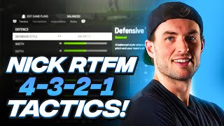 NICK RTFM 1000 SR RANK 1 META 4321 FORMATION amp CUSTOM TACTICS  EAFC 24 ULTIMATE TEAM [upl. by Aneloaup830]