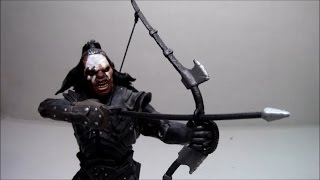 Toy Biz LOTR Lurtz with Real Arrow Action Figure Review [upl. by Ailis]