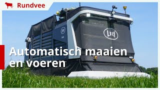 Vers gras automatisch maaien en voeren met Lely Exos [upl. by Ames]