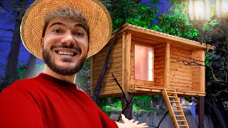 CONSTRUIRE UNE CABANE DANS LES ARBRES EN 24H [upl. by Augustina]