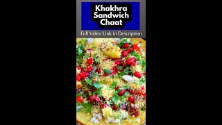 Khakhra Chaat Recipe  How to make Khakhra Chaat  Chaat Reipes  Tamilchef  Khakhra Shorts [upl. by Ecikram]