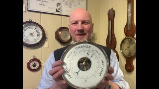 How To Read  Set  Use An Aneroid Barometer [upl. by Callista524]