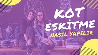 Kot Eskitme Nasıl Yapılır I Pantolon ve Ceket Nasıl Yırtılır [upl. by Averell]