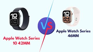 Apple Watch Series 10 42MM Vs 46MM  Specs Size Weight [upl. by Consolata861]