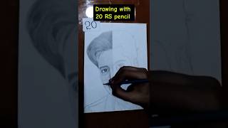 Drawing with 20 RS pencil Vs 600 RS pencilsPart 1Fahad Mustafa Drawing ytshorts fahadmustafa [upl. by Melak776]