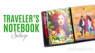 How To Add A Travelers Notebook Jump Band amp Customize Cheap Notebooks [upl. by Ahlgren]