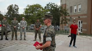 Sgt Robinson Reenlistment Ceremony  Fort Meade MD [upl. by Selec]