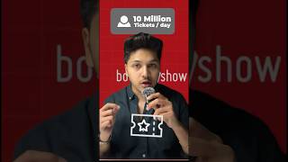 🎬 10 MILLION tickets booked daily 🤯 startupstories bookmyshow shorts business [upl. by Newmark]