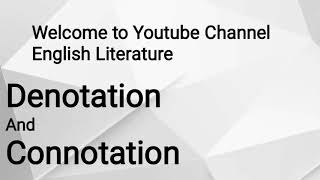 Denotation and Connotation  Denotation and Connotation in Urdu Hindi [upl. by Wende166]