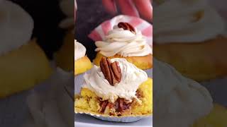 Pecan Pie Cupcakes with Brown Sugar Buttercream [upl. by Auliffe]