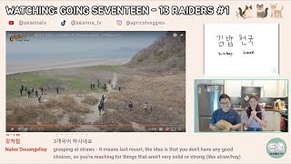 Live Learn Korean with Going Seventeen  13 RAIDERS 1 [upl. by Stafani]