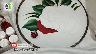 Basic painting tutorial new bed sheet design [upl. by Akessej654]