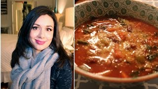 Healthy Minestrone Soup Recipe [upl. by Nalla]