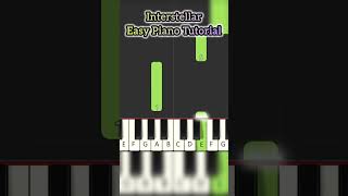 Interstellar Main Theme Piano Tutorial for Beginners [upl. by Lewis]