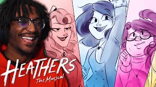 I REACTED TO 3 SONGS AND ANIMATICS FROM HEATHERS THE MUSICAL [upl. by Cargian]