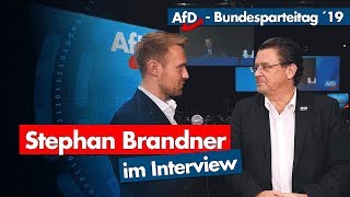 AfDParteitag  Stephan Brandner im Interview [upl. by Pinter]