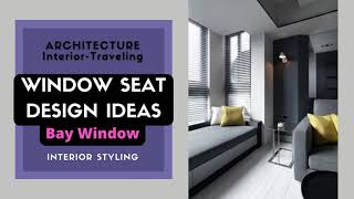 WINDOW SEAT DESIGN IDEAS  BAY WINDOW decorating ideas windowseatdesign [upl. by Jehias756]