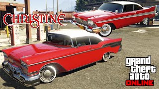 GTA 5  Movie Build  CHRISTINE Plymouth Fury  Declasse Tornado Custom Customization [upl. by Nomyaw804]