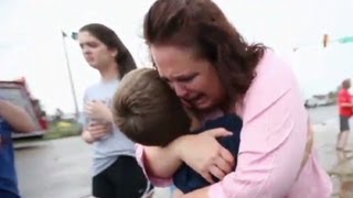 From massive damage to family reunions following Moore Oklahoma tornado [upl. by Ellinej]