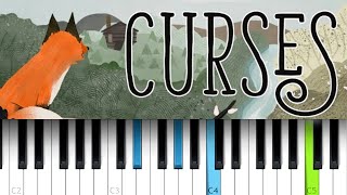 The Crane Wives  Curses Piano Tutorial [upl. by Kerril]