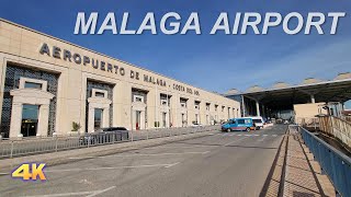 MALAGA AIRPORT  COSTA DEL SOL AIRPORT  MALAGA  SPAIN 4K [upl. by Baun835]