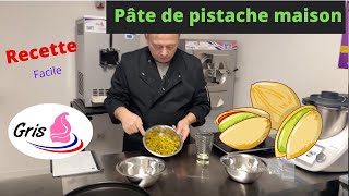 Comment faire une pâte de pistache maison  recette [upl. by Rogers243]