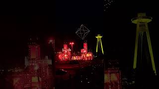 JeanMichel Jarre Bridge From The Future drone rehearsal live Bratislava 2024 [upl. by Ynos]