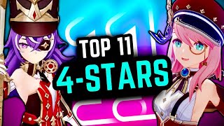 The Top 11 Four Stars in Genshin Impact [upl. by Cairistiona]