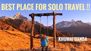 Khumai Danda  Great Machhapuchhre Trail GMT  Solo Travel  21 December 2022 [upl. by Assirk252]