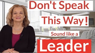 To sound professional and confident avoid speaking this way 7 TIPS [upl. by Acimat]