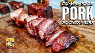 Grilled Country Style Boneless Pork Ribs [upl. by Nobile]