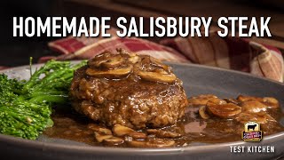 Salisbury Steak Recipe  Easy One Pan Meal [upl. by Asylem]