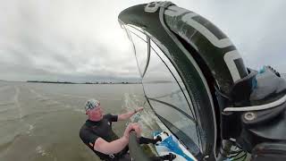 Windsurfing with Starboard Carve 139 [upl. by Atikat]