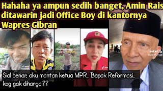 Daripada nganggur ya udah Pak Amin lamar aja jadi OB di kantornya Pak Gibran bonusnya lumayan loh [upl. by Hooke]