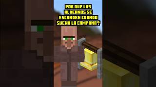 ¿Por qué los aldeanos se esconden cuando suena la campana Creditos mrduarte minecraft shorts [upl. by Gapin166]