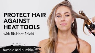 How to Use a Heat Protectant Mist to Protect Your Hair  BbHeat Shield  Bumble and bumble [upl. by Gorges]