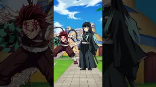 tanjiro demon king vs demon slayer goku muzan anime hashirademonslayer hashiraedit dragonball [upl. by Anirok220]