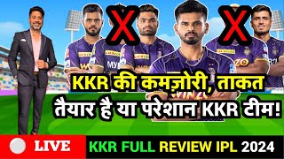 IPL 2024 KKR Full Review IPL 2024 l Batting Bowling Kolkata Analysis l [upl. by Ainessey]