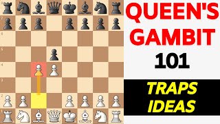 Learn the Queens Gambit Chess Opening TRAPS amp Errors [upl. by Arres]