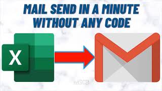 👍👉 Automatic send mail by excel without VBA 👈👍 [upl. by Nnalyrehs743]