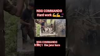 NSG commando ki khatarnak training commando army nsg armylover army trending indian viral [upl. by Delamare]