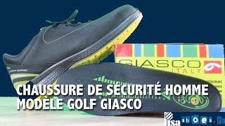 CHAUSSURE DE SÉCURITÉ ANTISTATIQUE ESD HOMME GIASCO GOLF [upl. by Tonnie]