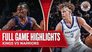 KINGS vs WARRIORS  CALIFORNIA CLASSIC  FULL GAME HIGHLIGHTS [upl. by Lecrad]