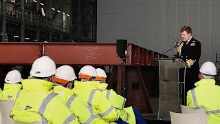 New First Sea Lord delivers his first major speech at Scottish shipyard [upl. by Hess]