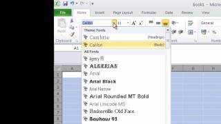 Office 2010 Excel Basics [upl. by Enaxor19]