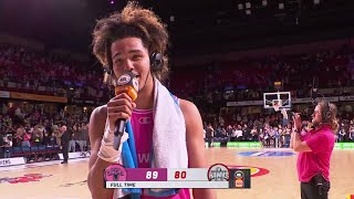 Trentyn Flowers postgame interview vs Illawarra Hawks  Round 3 NBL24 [upl. by Lenore]