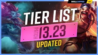 NEW UPDATED TIER LIST for PATCH 1323  League of Legends [upl. by Annij]