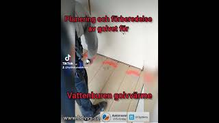 Vattenburen golvvärme LK system badrumsrenovering rörmokare renovera golvvärme vvsfirma [upl. by Altman757]